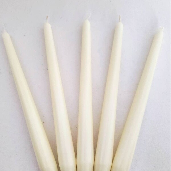 x3 x4 x6 Ivory Candles | Taper Candles | Wholesale Candlesticks | Wedding Decor | Wedding Candles | Outdoor Candles | Dinner Vegan Candles |