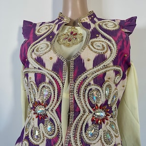 Traditional Uzbek Adras Dress (2 set)