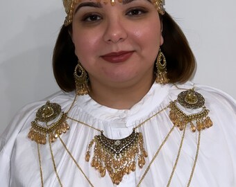 Uzbek traditional handmade Tillaqosh, made by me. dk_collection_nyc | Accessories | Uzbek Traditional Handmade  main image 4