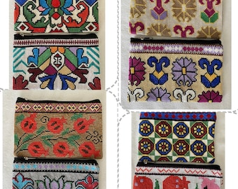 Handgemachte usbekische |tadschikische Seide Geldbörse, Clutch, Handytasche