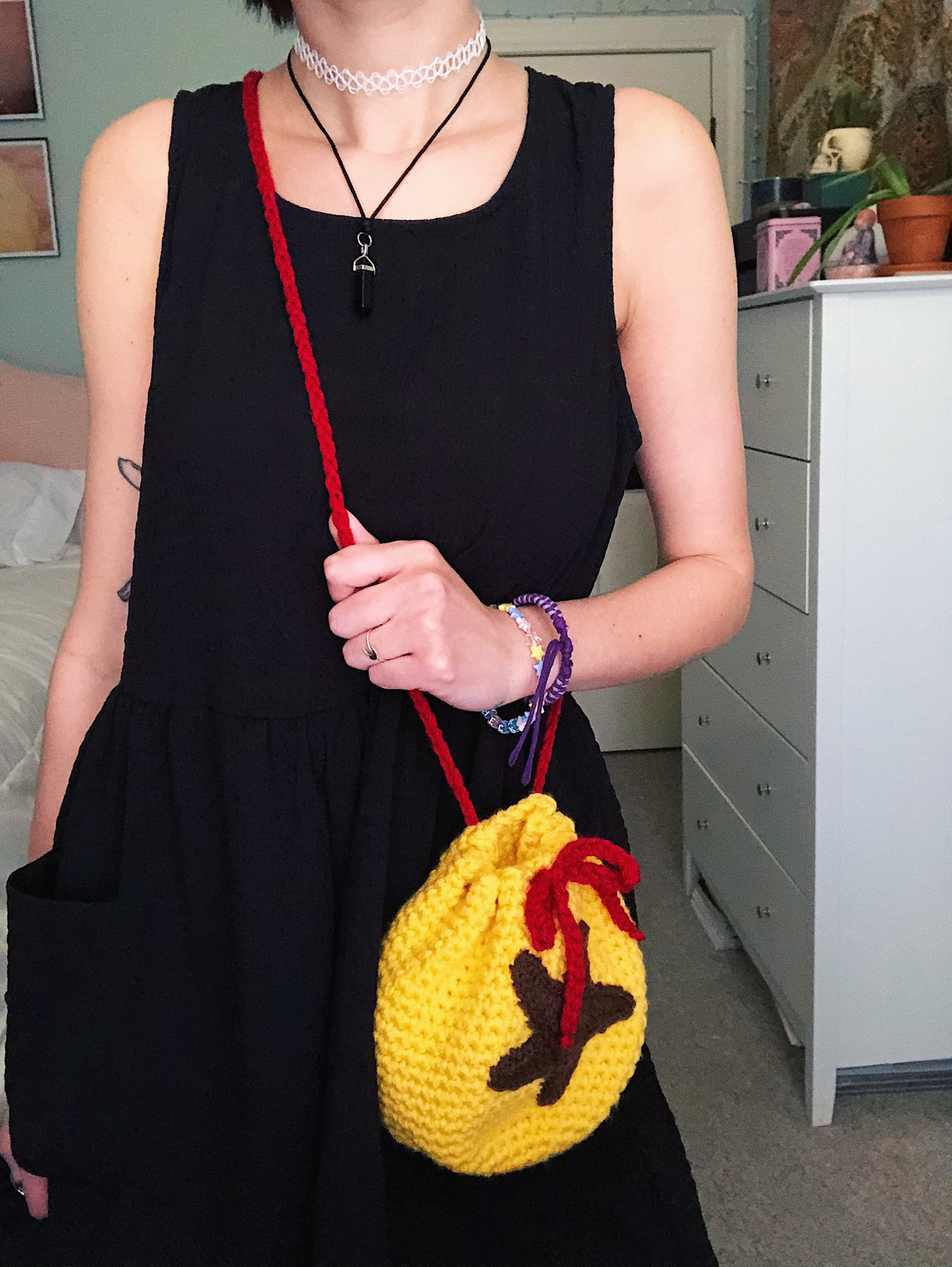 Animal Crossing Crochet Bell Bag Etsy