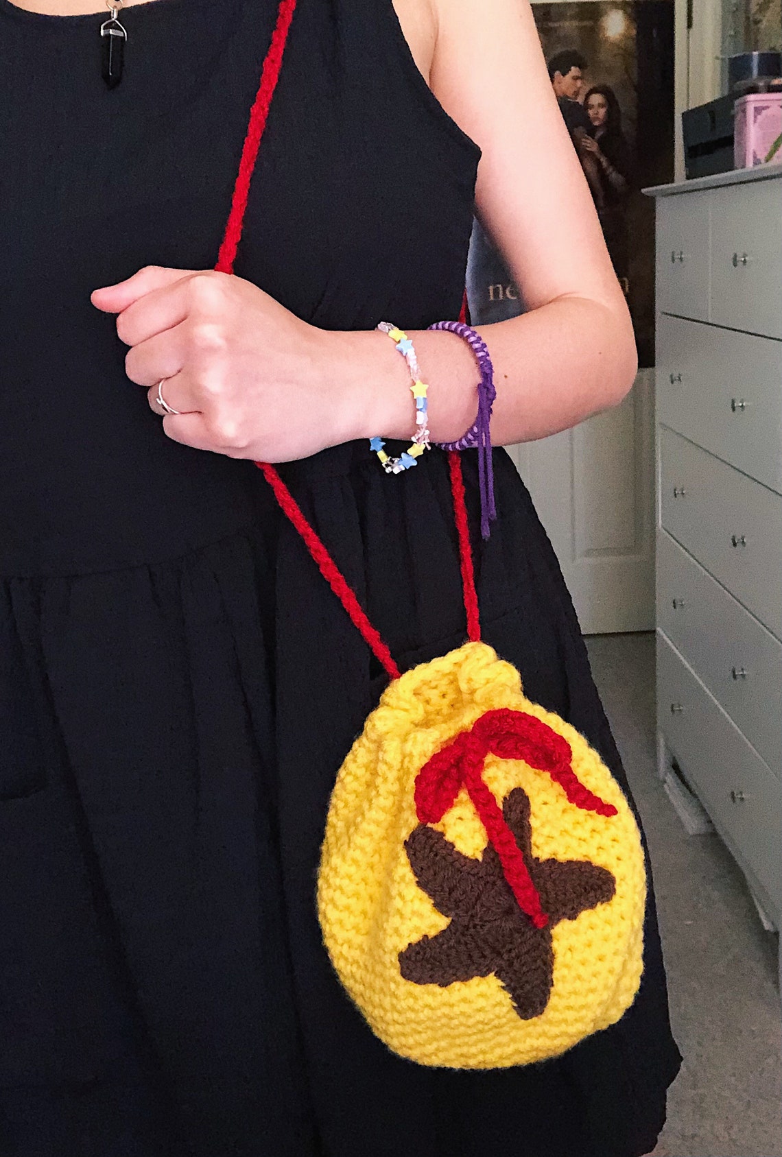 Animal Crossing Crochet Bell Bag Etsy