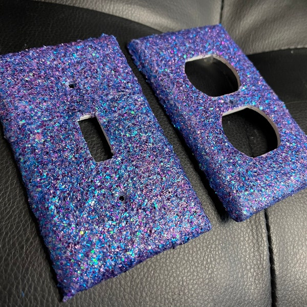 Purple Light Switch Covers Etsy