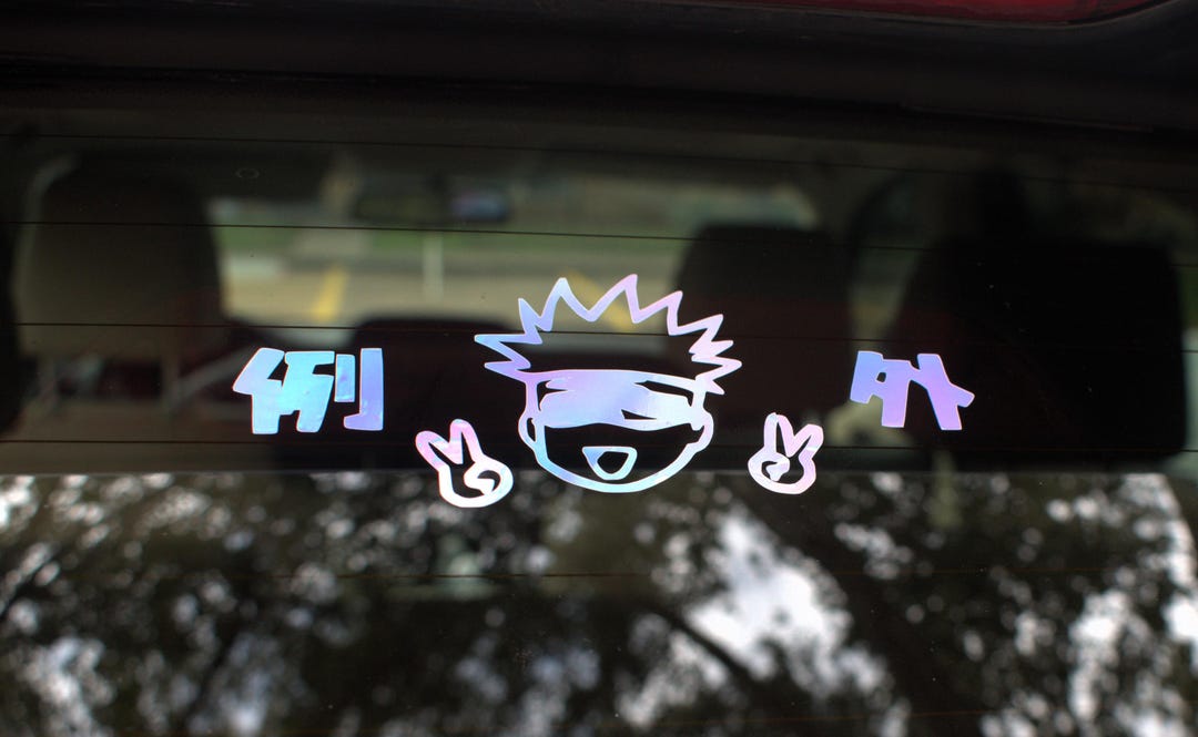 Anime Decal Car Sticker/ Anime Sticker/ Anime Car Decal/ Ninja Sticker ...