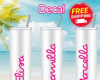 Love CUSTOM Name Decal: Custom Vinyl Sticker