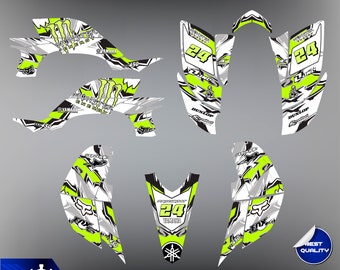 Graphics Decals Stickers Kit Yamaha YFZ 450 For 2003 2004 2005 2006 2007 2008
