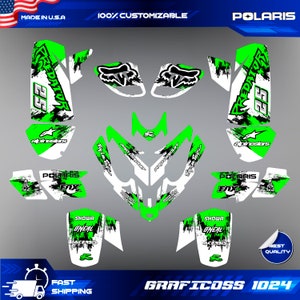 ポラリス プレデター 500 グラフィックス フル デカール ステッカー キット ATV