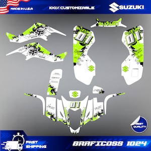 suzuki LTZ 400 wrap graphics stickers kit decals quad 2003 to 2008 ltz400