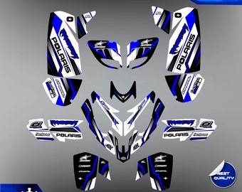 Polaris Predator 500 graphics full decals stickers kit atv