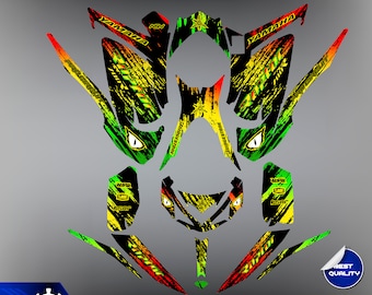 Yamaha Raptor 700 700R graphics kit 2013 2014 2017 to 2025 decals stickers atv