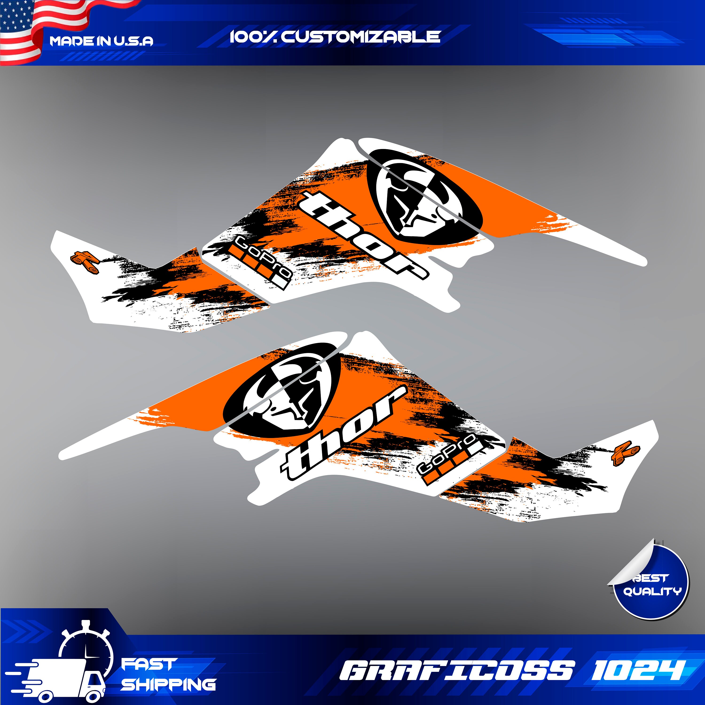 Kawasaki KFX 400 2003-2008 Graphics Kit Ltz 400 Suzuki Wrap