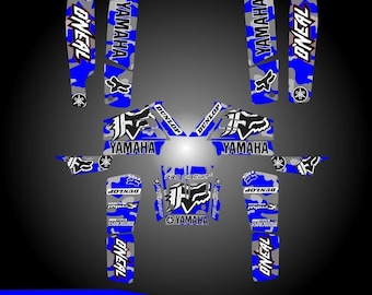 Yamaha Banshee 350ATV Full Graphics kit | Yamaha Vinyl Decals Graphics | Yamaha Banshee 350 Vinyl Stickers | Motocross Stickers Decals Gifts