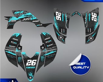 Graphics Decals Stickers Kit Yamaha YFZ 450 For 2003 2004 2005 2006 2007 2008