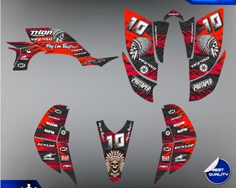 YAMAHA WAVERUNNER GP 800 2001 Graphics / Decal / Sticker Kit Red