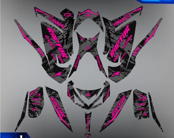 Yamaha Raptor 700R Graphics Kit 2013-2026 ATV Decals Stickers Custom MX- Customize - Decals - Motorcycle - Stickers - Yamaha - Graphic