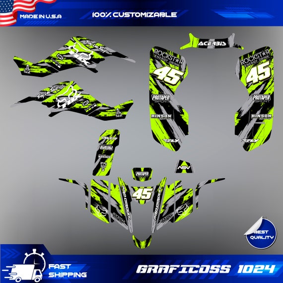 Kawasaki KFX 400 2003-2008 Graphics Kit Ltz 400 Suzuki Wrap
