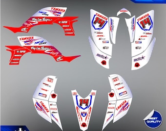 Kit de adesivos gráficos Yamaha YFZ 450 para 2003 2004 2005 2006 2007 2008