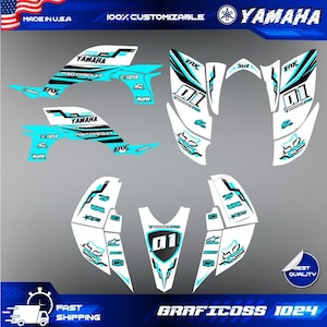 Yamaha YFZ 450 graphics kit 2003 2004 2005 2006 2007 2008 stickers decals kit
