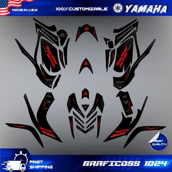 Graphics Kit for YAMAHA RAPTOR 700 2006 2007 2008 2009 2010 2011 2012 Raptor 700