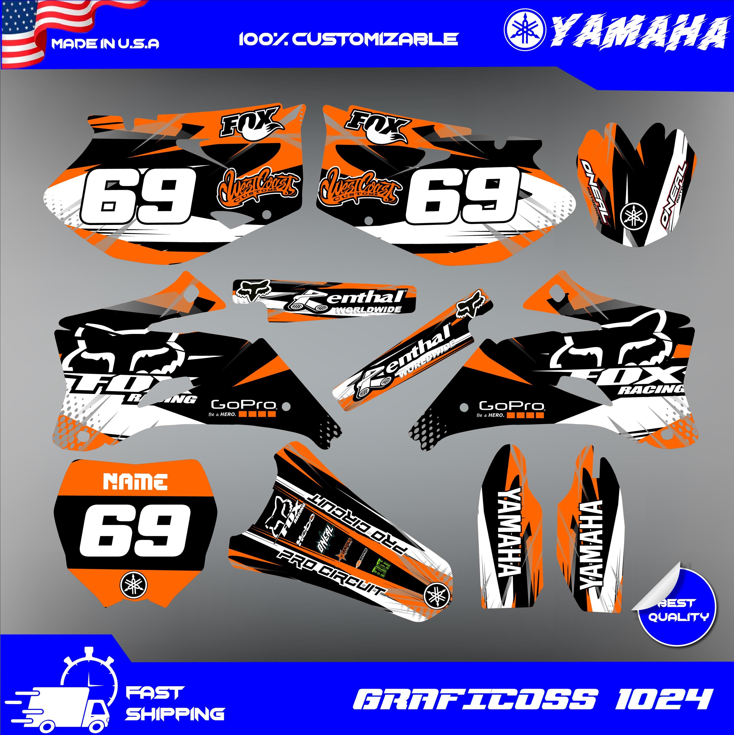2008 Yamaha Yz450f Decals - Etsy