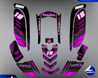 Yamaha Raptor 660 660RATV Full Graphics Kit | Yamaha ATV Decals Stickers Kit | Motocross Gifts | Dirt Bike Graphics | Motocross Vinyl Decals