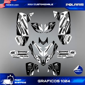 Polaris Predator 500 graphics full decals stickers kit atv
