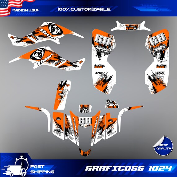 Kawasaki KFX 400 2003-2008 Graphics Kit Ltz 400 Suzuki Wrap