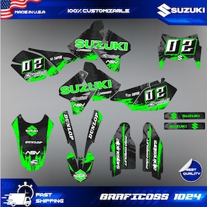 Suzuki DRZ400SM drz400s 400 DRZ400SE Kit Graphics Decals Stickers 2000 2001 2002 2003 2004 2005 2006 2007 2008 2009 to 2022