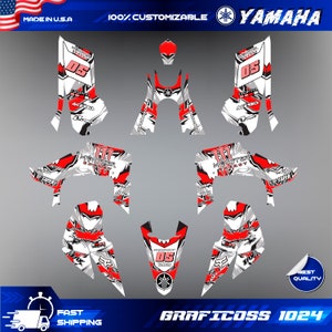 Yamaha YFZ450R Graphics Kit 2014-2025 Decals ATV Custom Vinyl MX Stickers