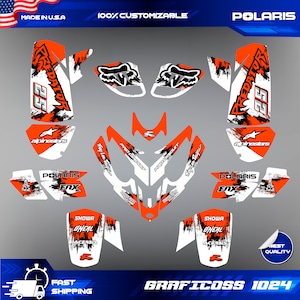 Polaris Predator 500 graphics full decals stickers kit atv