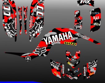 Yamaha Raptor 660 660RATV Full Graphics Kit | Yamaha ATV Decals Stickers Kit | Motocross Gifts | Dirt Bike Graphics | Motocross Vinyl Decals