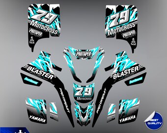 REAPER G Vinyl Decal Graphic Kit For Yamaha Blaster 200 ATV – 1988-2005 – Made In USA