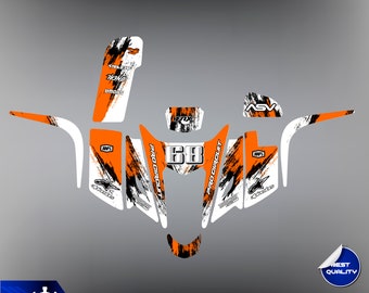 Kawasaki KFX 400 2003-2008 Graphics Kit Ltz 400 Suzuki Wrap