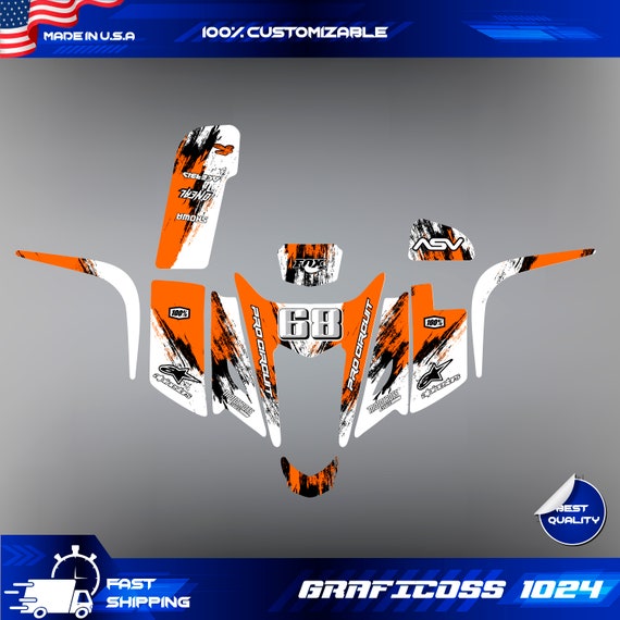 Kawasaki KFX 400 2003-2008 Graphics Kit Ltz 400 Suzuki Wrap