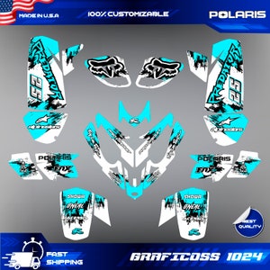 Polaris Predator 500 graphics full decals stickers kit atv