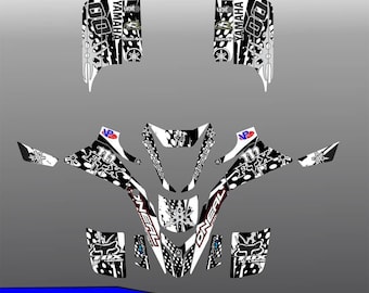 Yamaha BLASTER YFS200ATV Quad Graphics Full Kit | ATV Quad Vinyl Decals | Yamaha Graphics | Motocross Gifts | Dirt Bike Decals Stickers