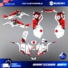 KrazyGraphics Kit graphique pour Yamaha Raptor 700 2013-2024 21 mm Matériau : décalcomanies ATV UTV MX