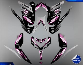 Yamaha Raptor 700 700R graphics kit 2013 2014 2017 to 2025 decals stickers - Customize - Decals - Motorcycle - Stickers - Yamaha - Graphic