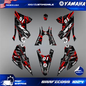 Graphics Kit for YAMAHA YFZ 450R 2014-2025 Fits Yamaha YFZ450R 2016 2017 2018 |  ATV Decals Graphics | Dirt Bike Graphics Kit Gift