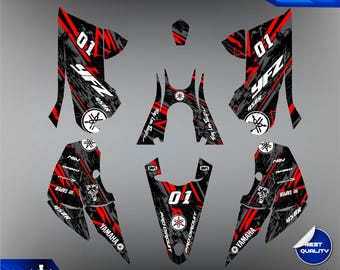 Yamaha YFZ450R Graphics Kit 2014-2025 Decals ATV Off-Road Custom Vinyl Stickers