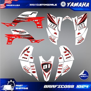Yamaha YFZ 450 graphics kit 2003 2004 2005 2006 2007 2008 stickers decals kit