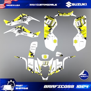 suzuki LTZ 400 wrap graphics stickers kit decals quad 2003 to 2008 ltz400