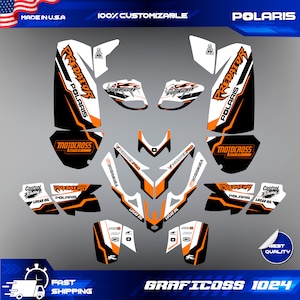 Polaris Predator 500 graphics full decals stickers kit atv