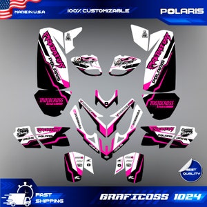 Polaris Predator 500 graphics full decals stickers kit atv