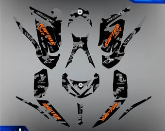 kit graphique yamaha Raptor 700 700R 2013 2014 2017 à