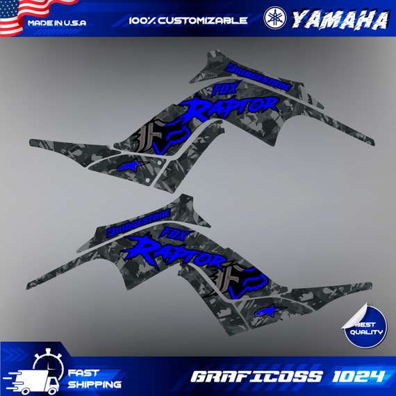 Kit Décalcomanies Graphiques Pour Yamaha Raptor 700R – 2006 à 2012 – Vinyle – Neuf