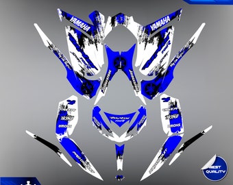 Yamaha Raptor 700 700R graphics kit 2013 2014 2017 to 2025 decals stickers - Customize - Decals - Motorcycle - Stickers - Yamaha - Graphic