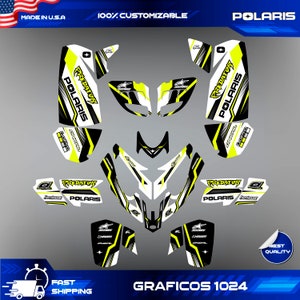 ポラリス プレデター 500 グラフィックス フル デカール ステッカー キット ATV