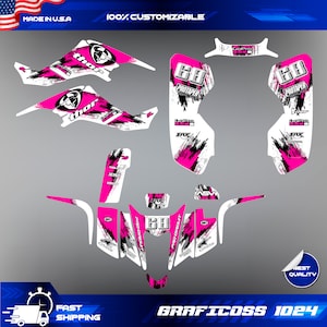 Kawasaki KFX 400 2003-2008 Graphics Kit Ltz 400 Suzuki Wrap Graphics