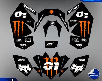 Suzuki LTR 450 ATV Stickers | Suzuki LTR 450Atv Full Graphics Kit 2006-2014 | Suzuki Vinyl Decals | Motocross Decals Graphics | Vinyl Decals